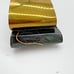 Vintage Black Marble and Brass Rocker Ink Blotter