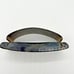 Vintage Black Marble and Brass Rocker Ink Blotter