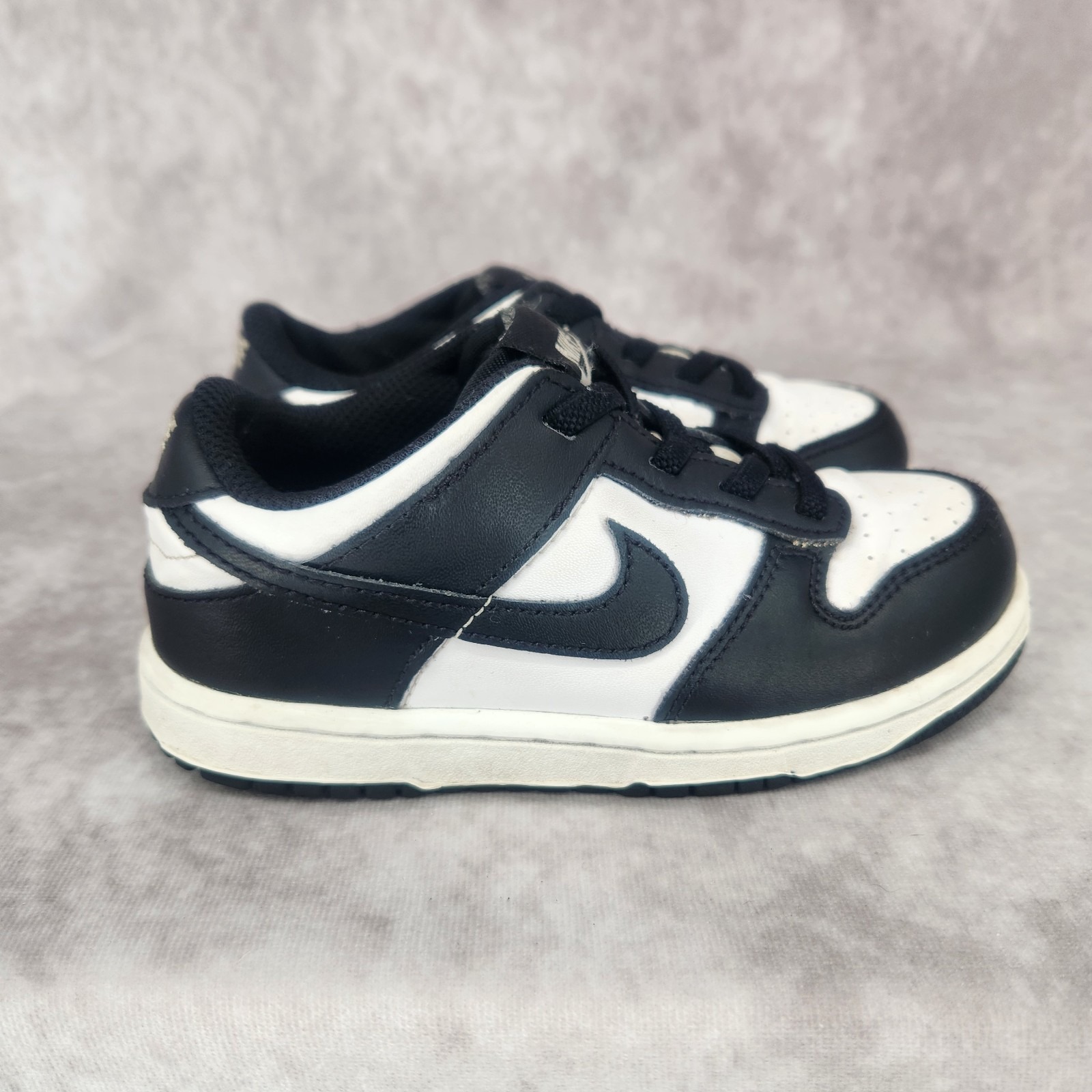 Nike Dunk Low Pandas Black/White CW1589-100 Youth Size 10C Kids Sneakers