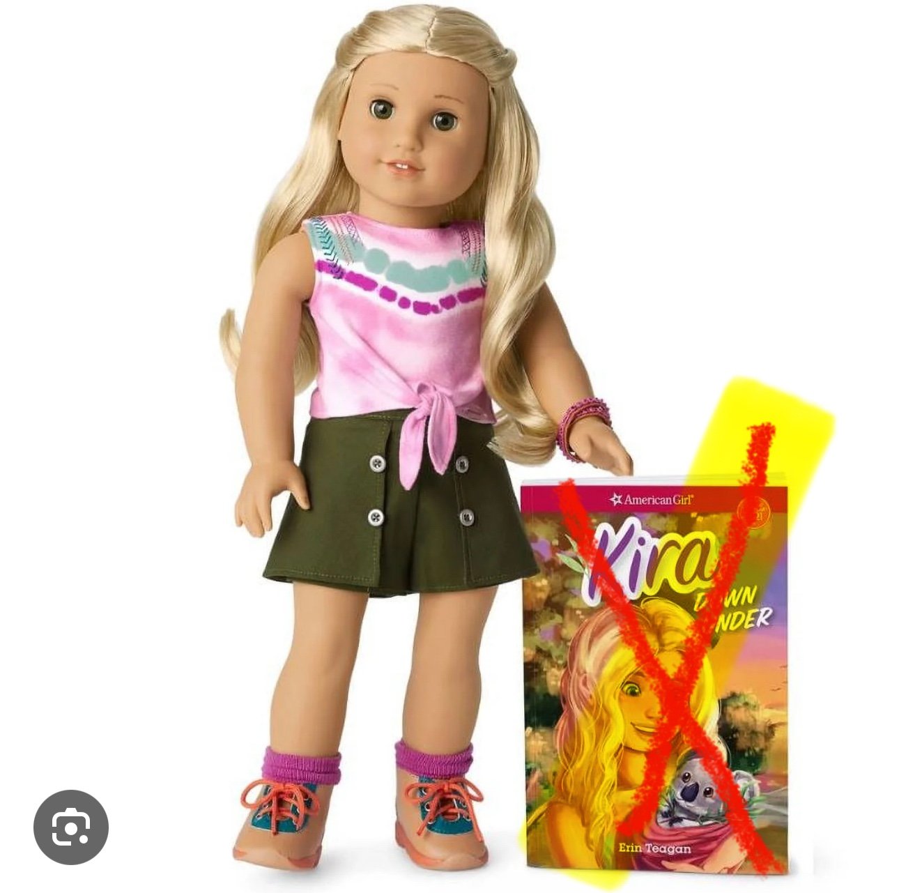 American Girl Doll Kira in Full Meet Outfit