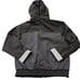 Air Canada Unisex Black Zip Up Convertible Hooded Soft Shell Casual Jacket Sz S