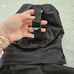 Air Canada Unisex Black Zip Up Convertible Hooded Soft Shell Casual Jacket Sz S