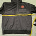 Air Canada Unisex Black Zip Up Convertible Hooded Soft Shell Casual Jacket Sz S