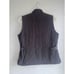 Orvis Womens Quilted Gray Vest Jacket Adj Side Buckle Full Zip EUC Size Small