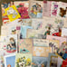 Vintage 50+ Piece Greeting Card Lot Ephemera Misc Items
