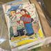 Vintage 50+ Piece Greeting Card Lot Ephemera Misc Items