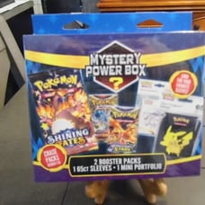 Pokemon Mystery Power Box 2 Booster Packs One 65 Ct Sleeves Chase Packs 1:10