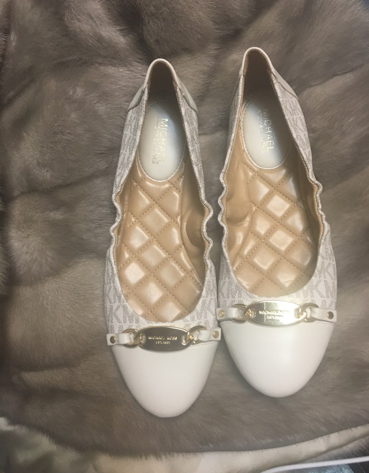 michael michael kors alice ballet flats