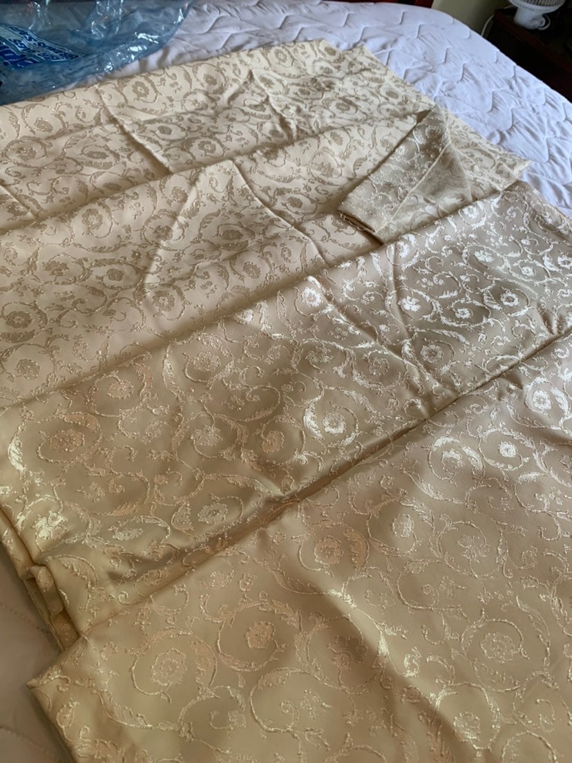4 Cream Window Curtain panels 40x84
