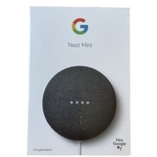 Google Nest Mini Charcoal Grey 2nd Generation Assistant Smart Home Speaker