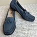 SAS Sz 8 W Shoes tripad comfort Blue Gray Suede Tassel flats loafers