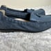 SAS Sz 8 W Shoes tripad comfort Blue Gray Suede Tassel flats loafers