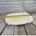 Vintage Serving Platter Century Japan White Fruit Pattern Ceramic Platter