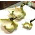 Vtg Hull USA Pottery Duck/Swan Planter Chartreuse Green 1940/60’s 3 Pc Family