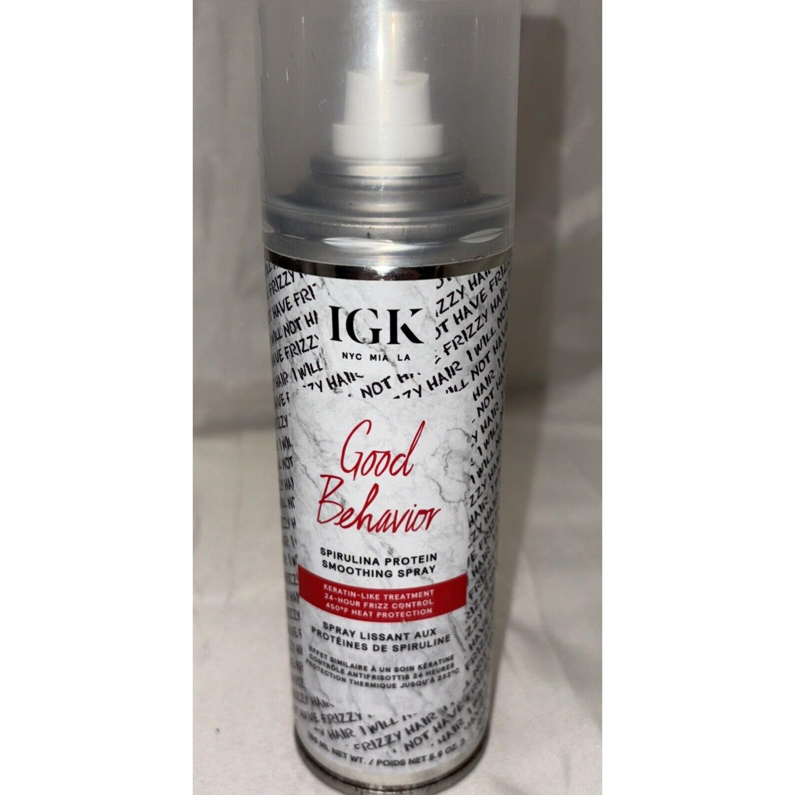 iGK Good Behavior Anti-Frizz Spirulina Protein Smoothing Spray 5.6oz.