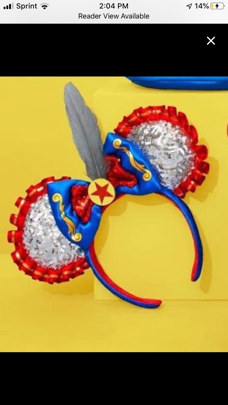 minnie mouse main attraction ears Dumbo