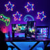 4 in 1 Neon Signs Star, LED Neon Lights Wall Decor Sign, Room Decor Neon Signs