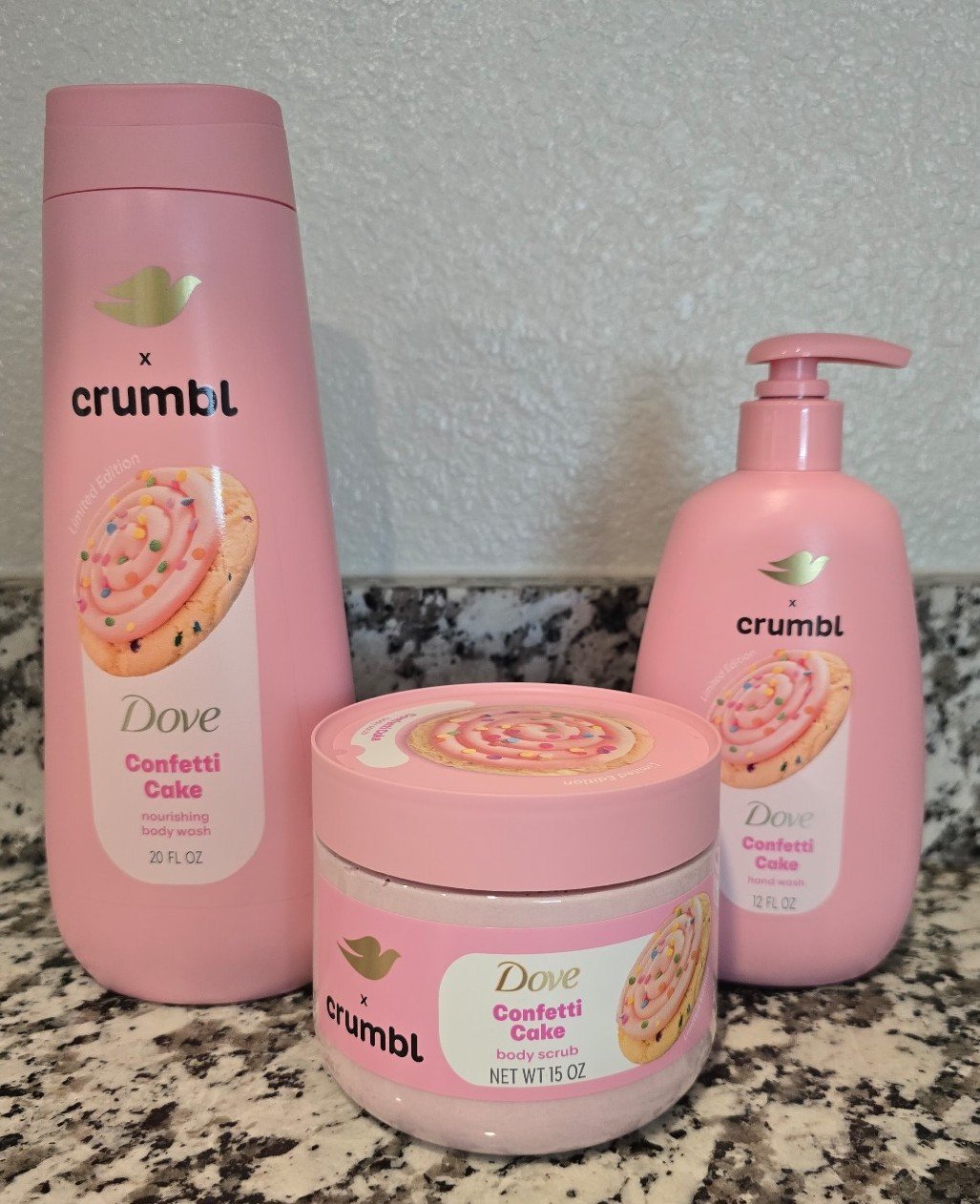 Dove 3 pack bundle Crumbl