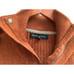 Banana Republic Men's Size Med Jumper Wool High Neck Pocket Pumpkin/Brick Color