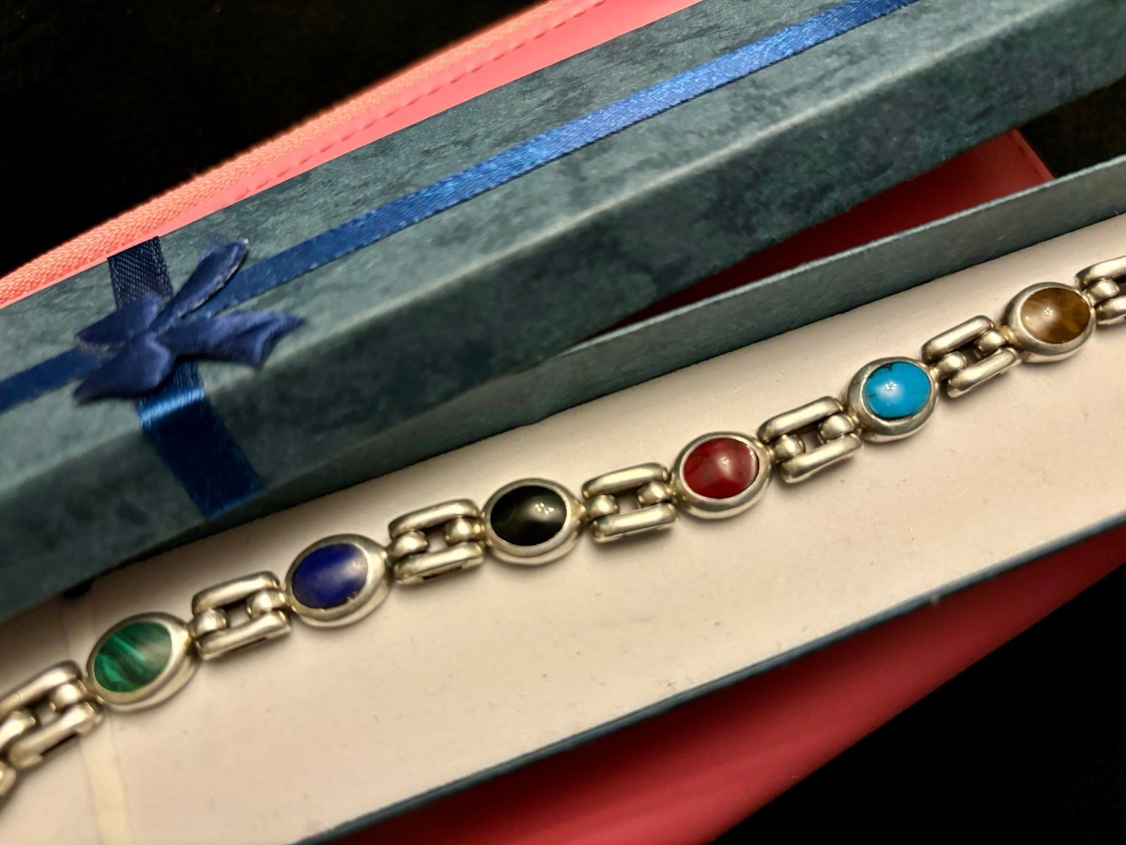 Mexican Silver 925 Link Bracelet!