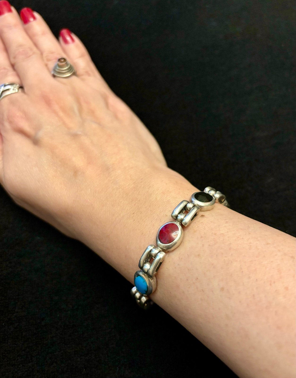 Mexican Silver 925 Link Bracelet!