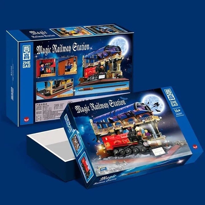 Magic Railroad Station - Harry Potter, MICRO BRICKS, Wicked Cool Sealed