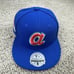 Atlanta Braves Hat Mitchell & Ness 7 1/8 Blue National League Centennial Patch