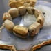 Carolyn Pollack Vintage 9 Chunky Picture Jasper Beads Stretch Bracelet For Women