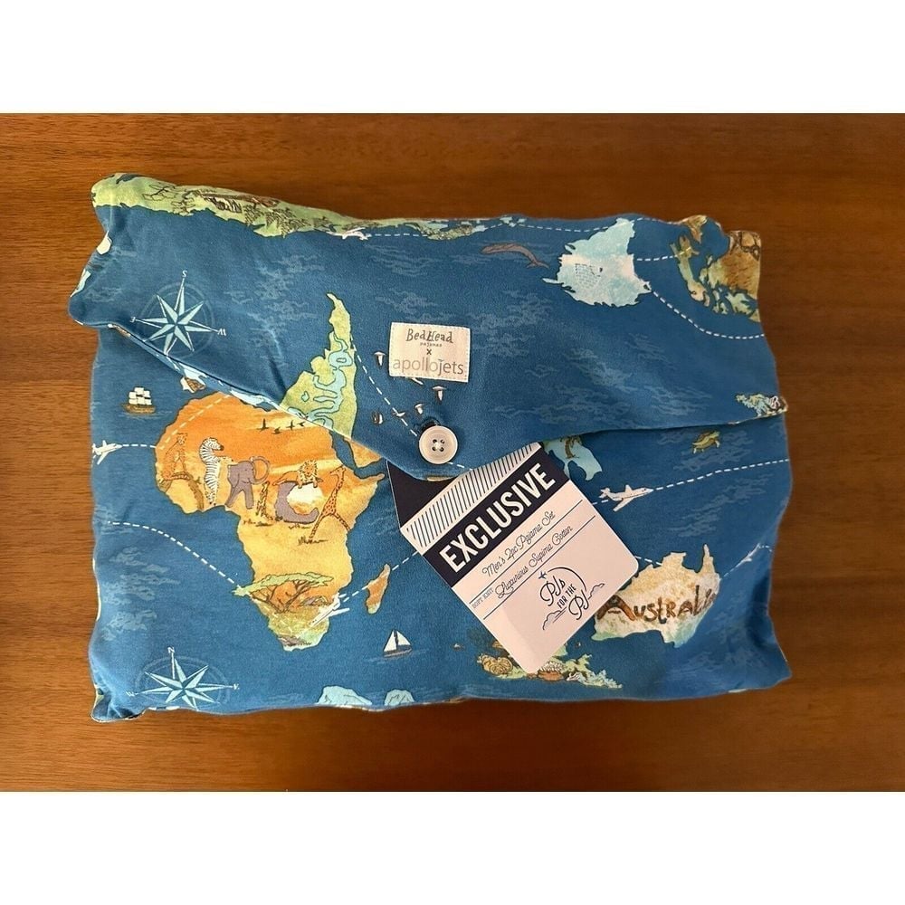 bedhead Men's Long Sleeve pajama Set NEW NWT SIZE MT