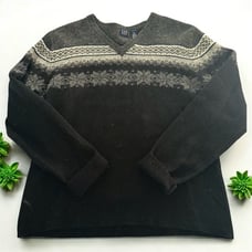 Vintage GAP 100% Wool Y2K V-Neck Sweater
