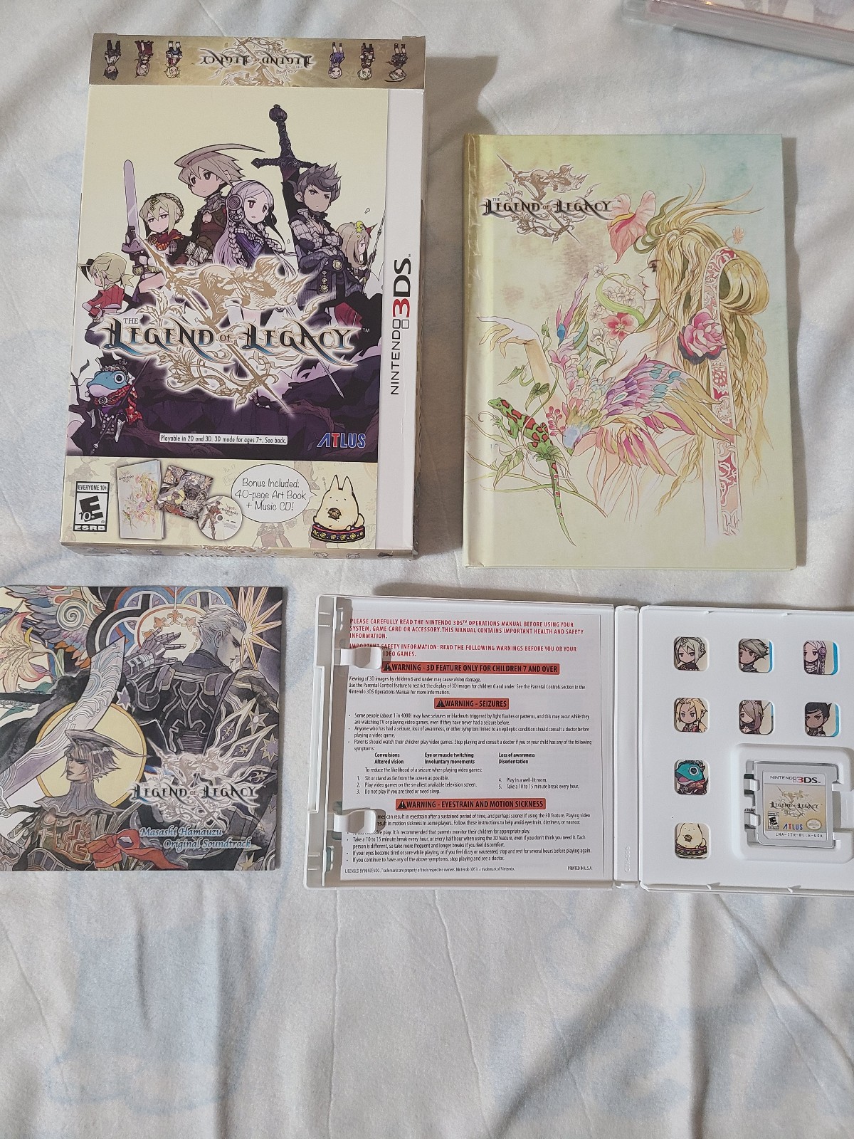Legend of Legacy 3DS Launch Edition CIB complete