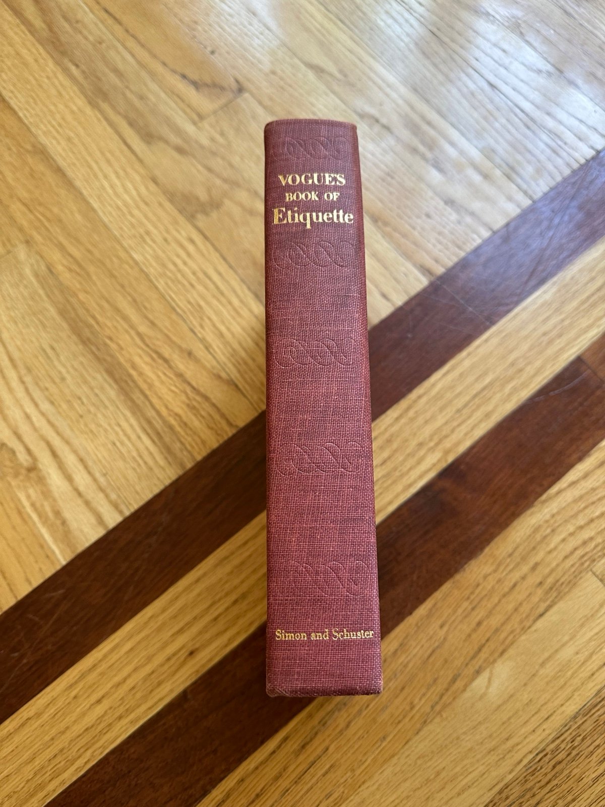 Vintage 1948 - Vogue's Book of Etiquette hardcover book