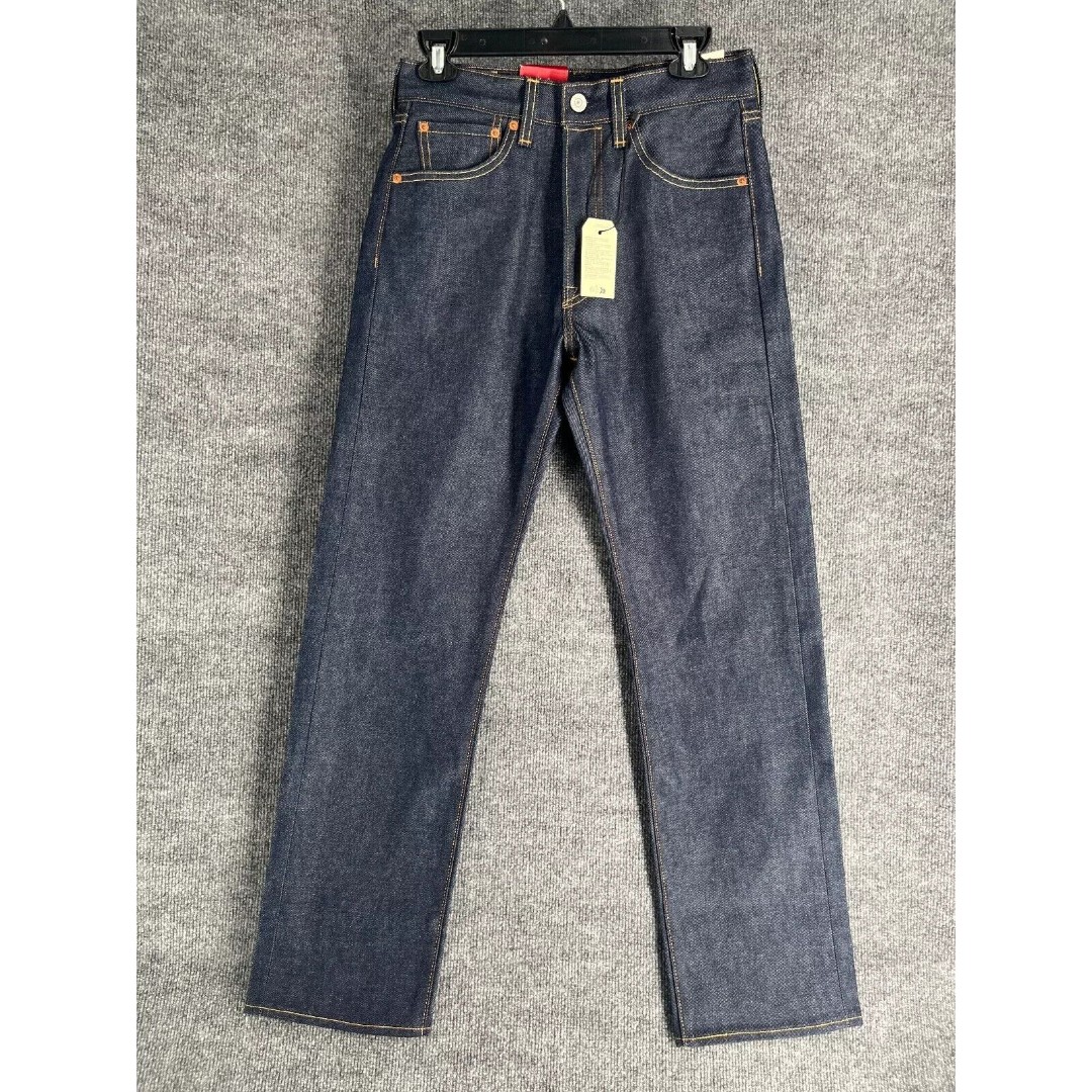 Levi's Men's 501 150th Anniversary Shrink to Fit Selvedge Jeans Blue 28W x 32L