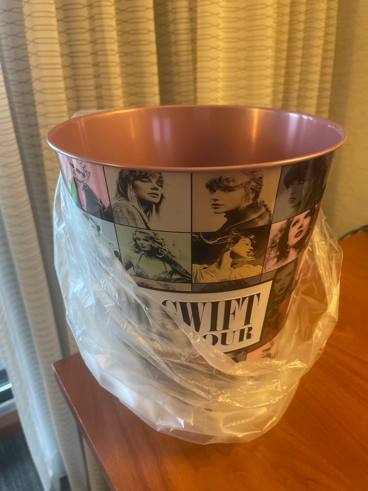 Taylor Swift Eras Movie Pink Tin Bucket