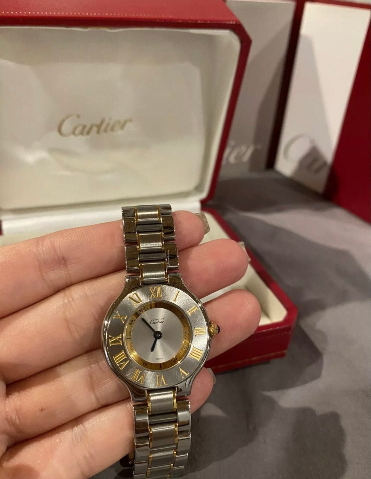 Authentic Cartier Must De 21 28mm