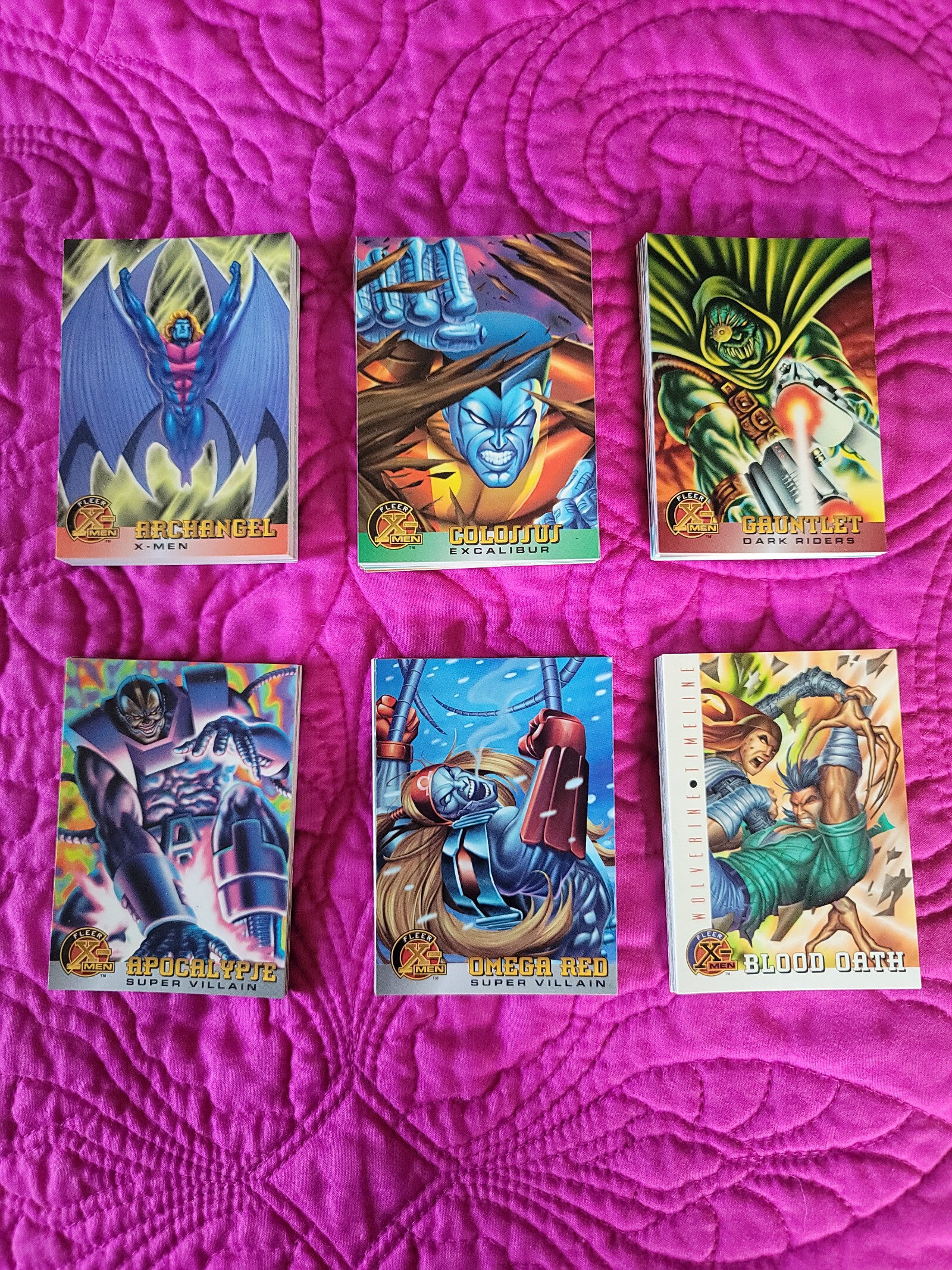 1996 Fleer X-Men Trading Card Set #1 - 100
