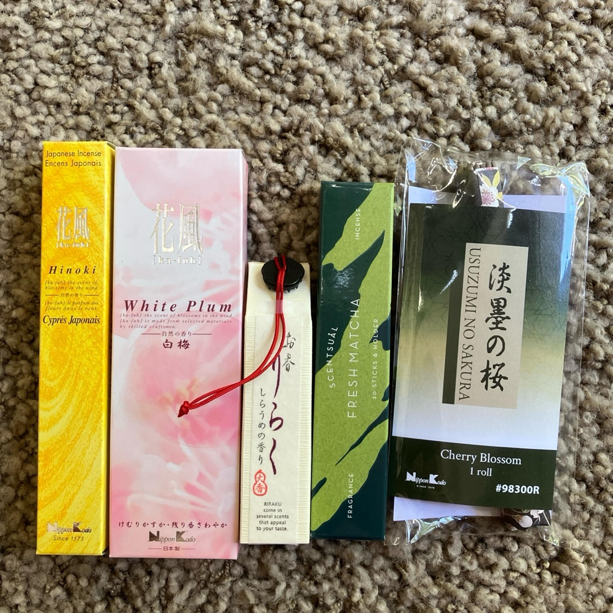 Nippon Kodo Japanese incense bundle
