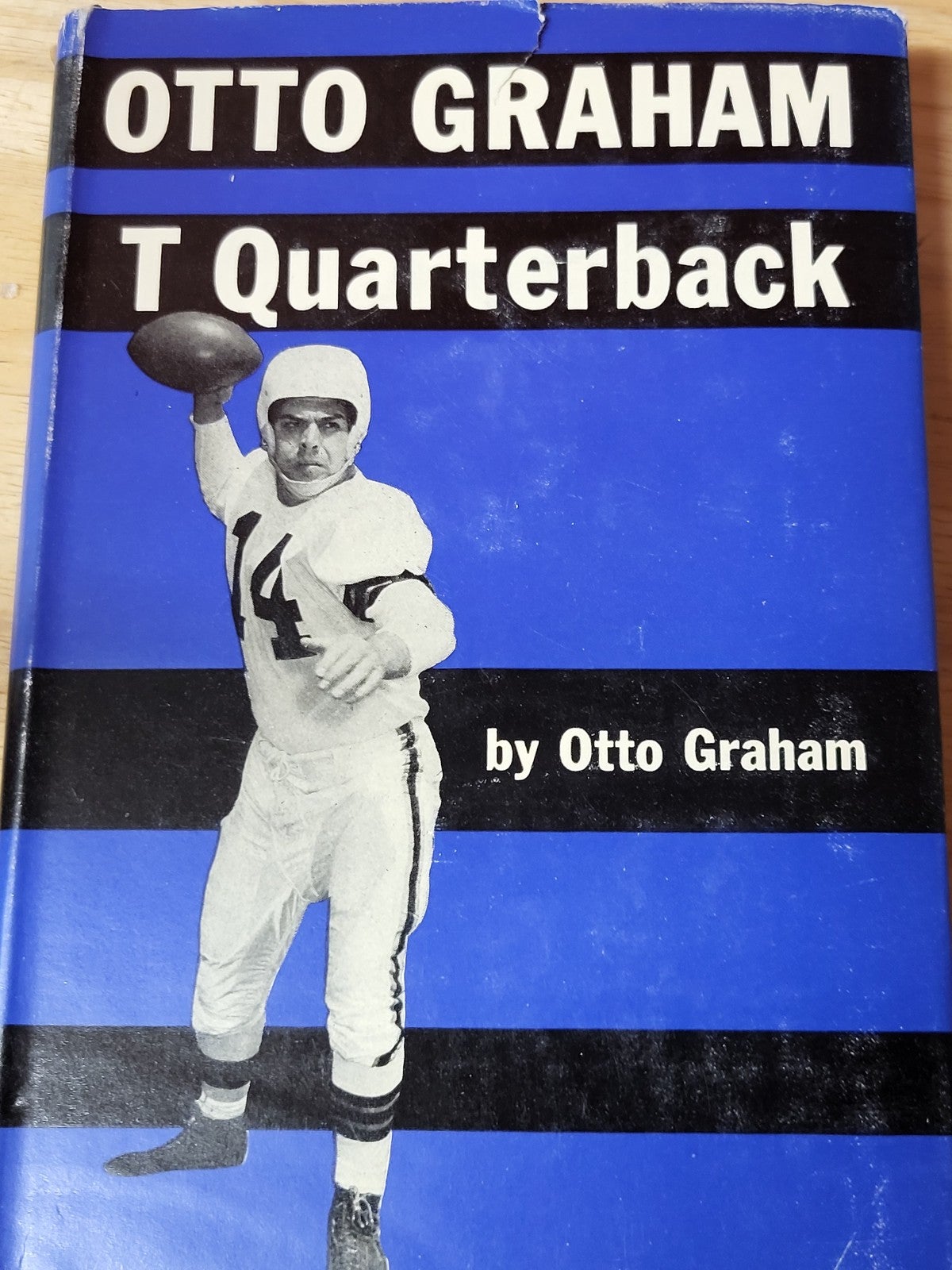 OTTO GRAHAM T Quarterback First Edition Printing Vtg Football 1953 Hardcover