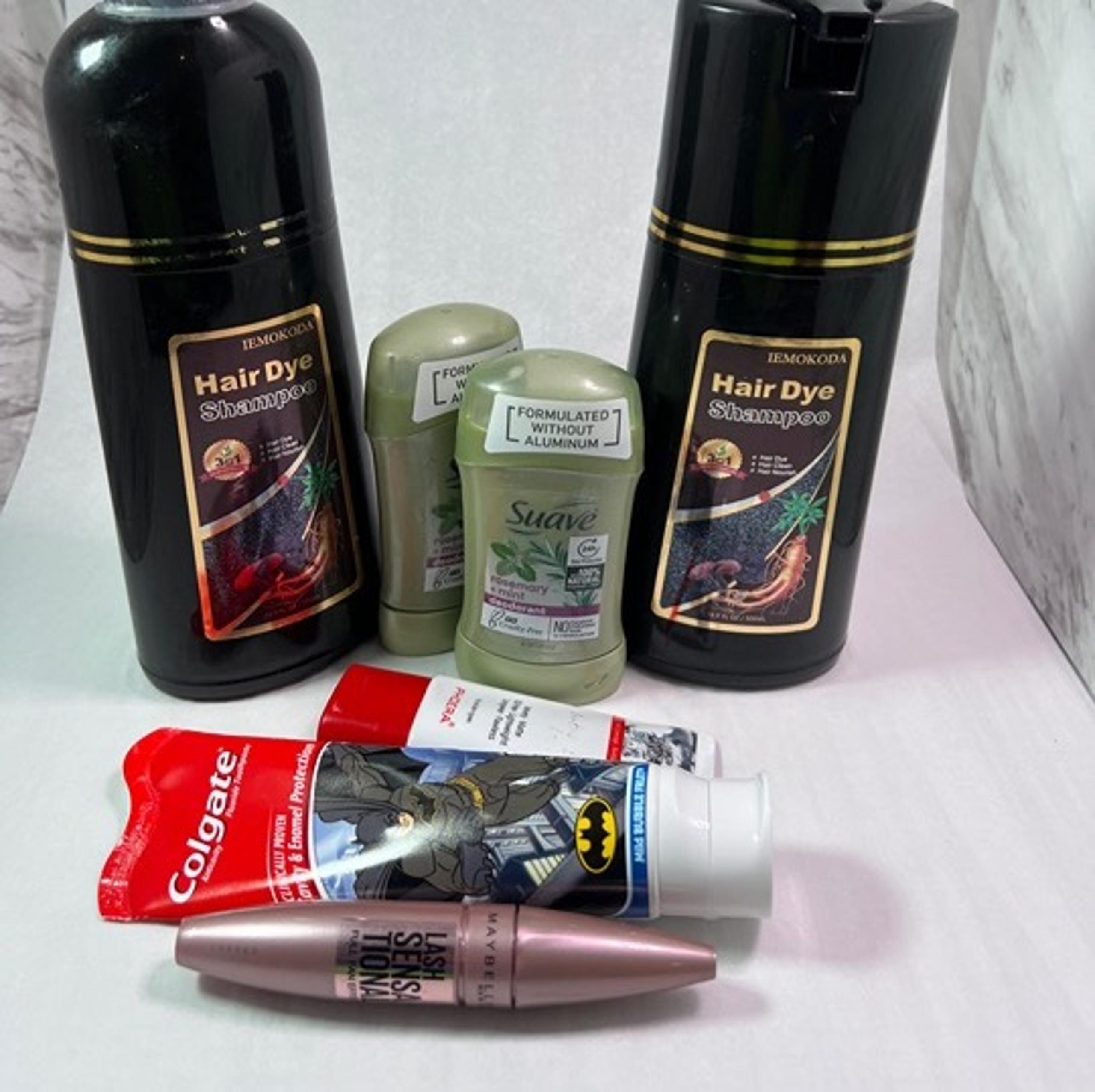 NEW Personal Care Bundle – Hair Dye Shampoo, Suave Deodorants,Maybelline Mascara
