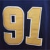 Los Angeles Rams NFL throwback Jersey, stitched #91 Long women's large NWT