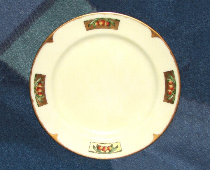 Two Haviland Arts & Crafts Plates Hand Painted Limoges