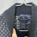 Nordic Inspired Womens L Vintage Wool Blend Chunky Sweater Angora Hair Preppy