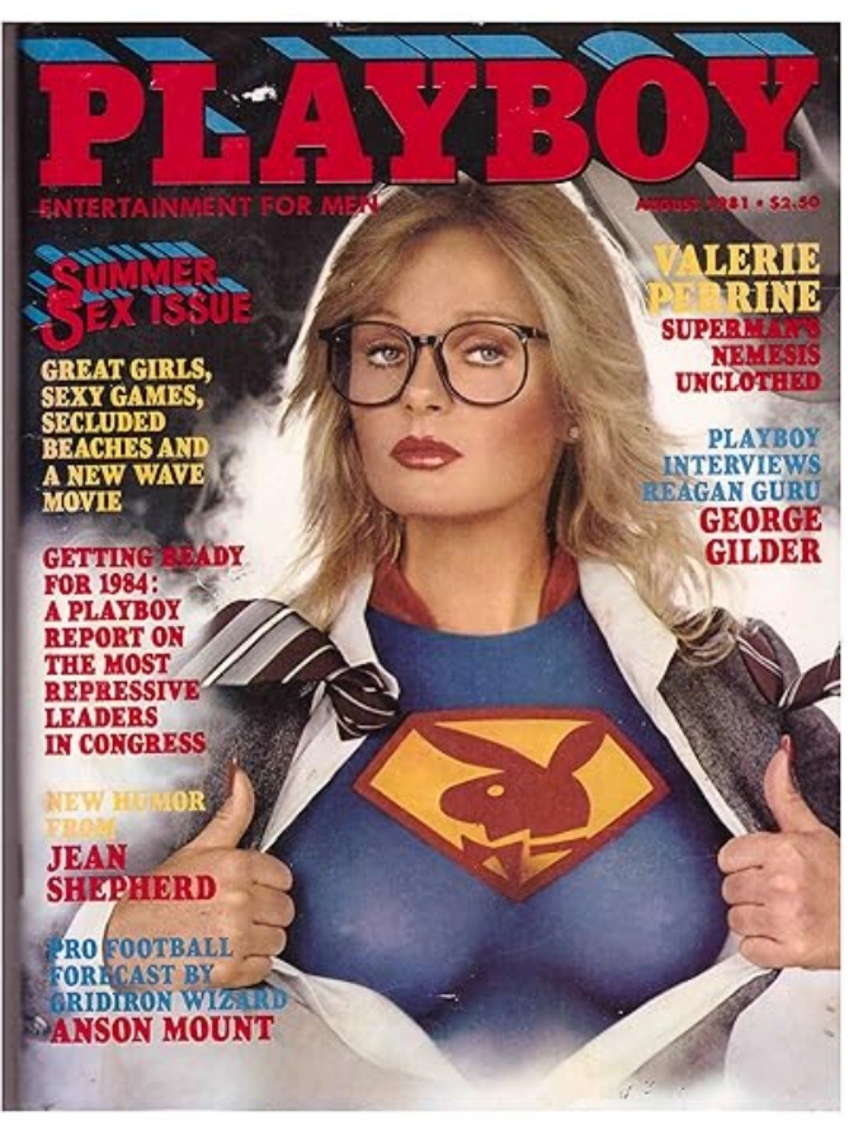 Vintage A Must Have Playboy August 1981 Valerie Perrine Superwoman