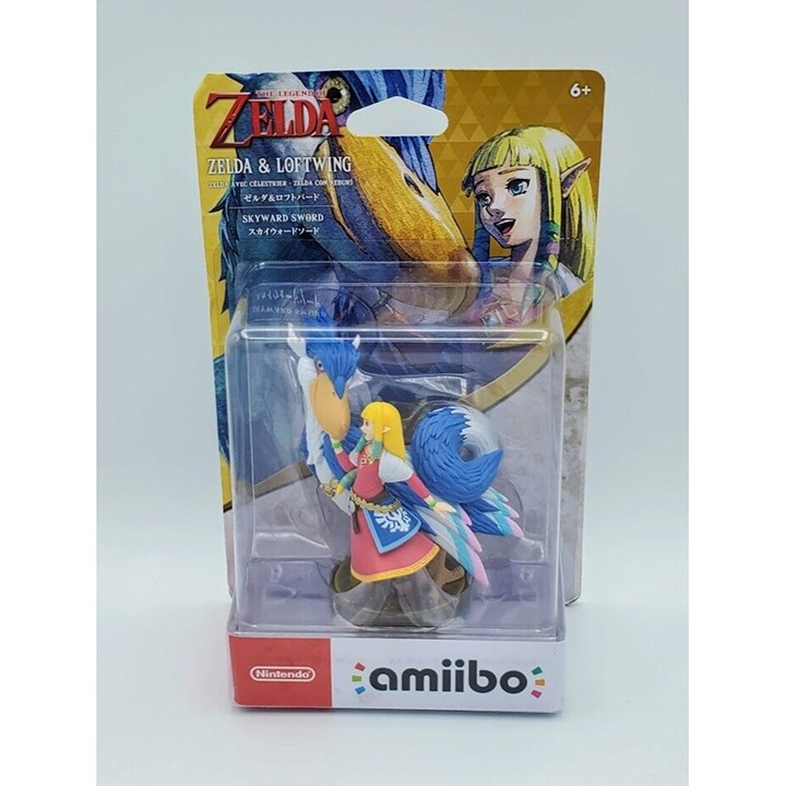 Zelda & Loftwing Amiibo The Legend Of Zelda Skyward Sword New In Box NIB Nintend