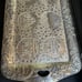 Vintage 1940's Made in Occupied Japan Metal Tray & Stem Goblet Set Ornate Dragon