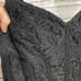 Monique Lhuillier Velvet Ruffle Hem Midi Dress Black Size 12
