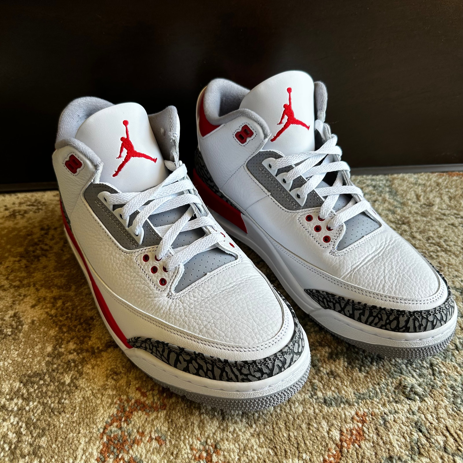 Nike Air Jordan 3 Retro 2022 in Fire Red DN3707-160 Men's 12