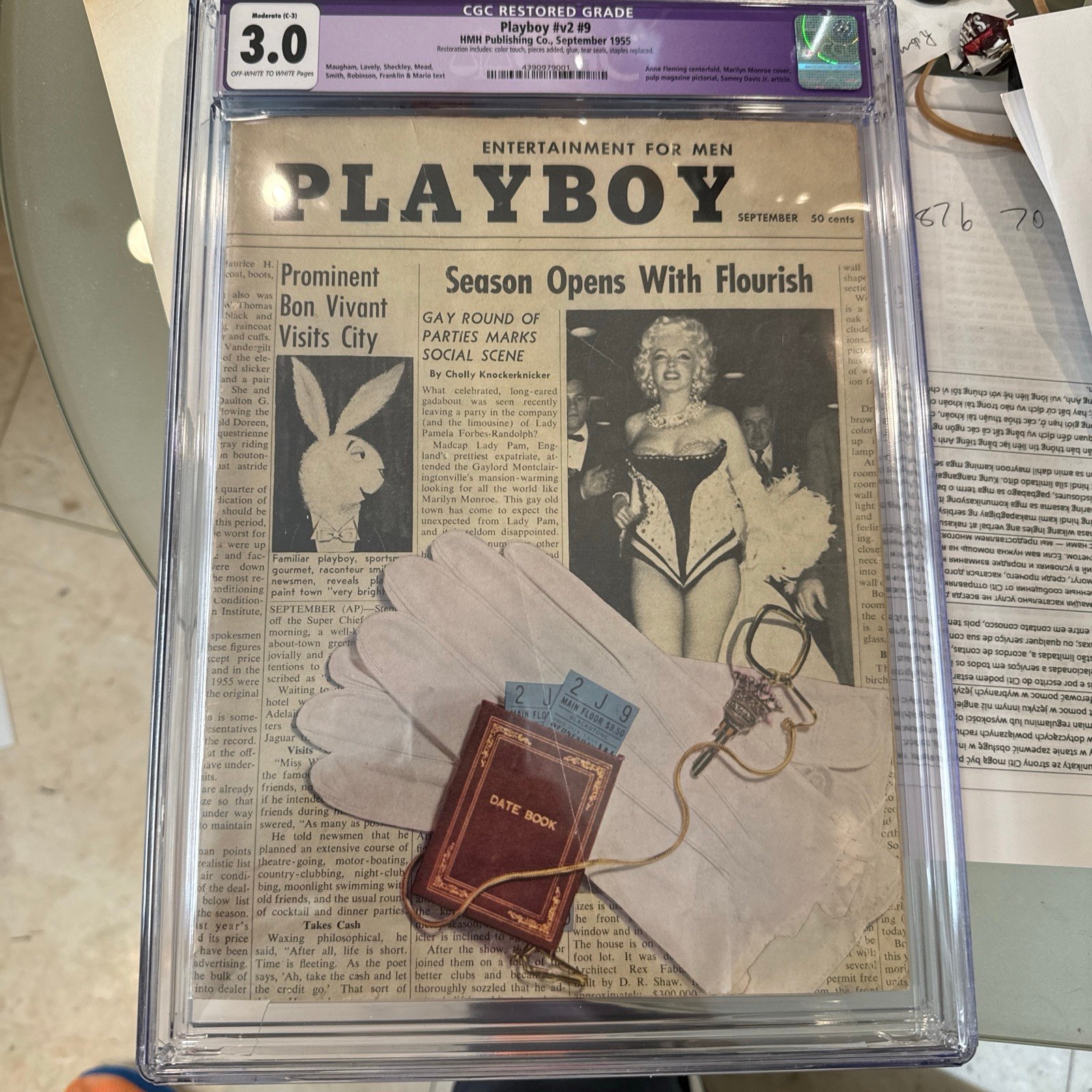 playboy magazine 1954 CGC 3.0