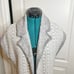 Anthropologie MOTH Wool Textured Floral Knit Open Front Duster Cardigan Sweater