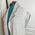 Anthropologie MOTH Wool Textured Floral Knit Open Front Duster Cardigan Sweater